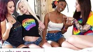 Hot Gay Pride's Introduction Turns Into An Awesome Foursome