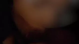 Getting some good head from a cute Ebony