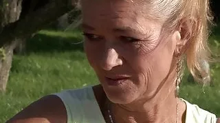 His very old mature mother toying girl's pussy