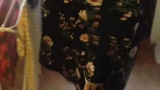 Polish granny undressing before fuck