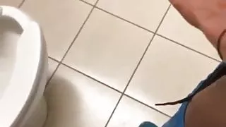 Bating in Bathroom Stall