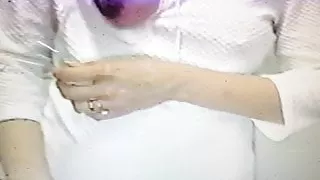 She has been waiting to see her big black bull