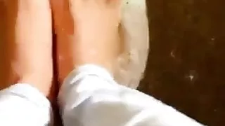 My wife showing off her toes