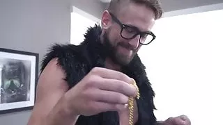 Hot black muscle cop BB