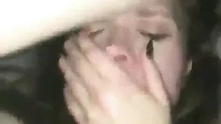 Skinny girl pounded hard by big dick