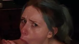 Messy British Girl Facial