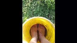 Mistress dirty feet you have to wash lick pov footfetish