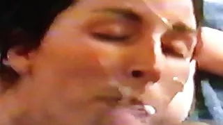 Wife sucking a cock for cum