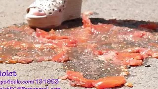 Milf tomato crush in wedges again