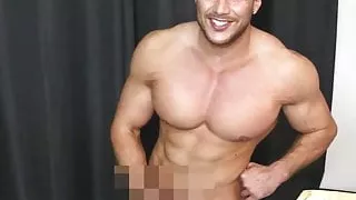 Tanned and sexy hunk