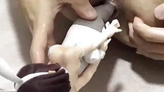 Insert anime figure in ass