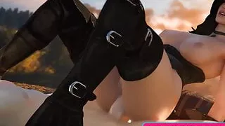 Yennefer with Gentle Cunt 3D Collection