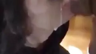 Wife huge bbc facial