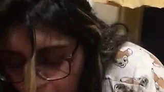 chubby friends wife blowing hard looking so cute