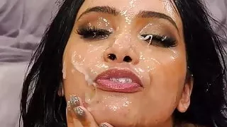 Tia Tamera - Cumslut Bukkake PMV