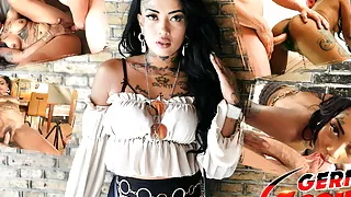 German Scout - Brown Ink Model Bibi Diamond Fuck At Pickup