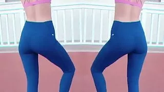 Victoria Justice dancing in Fabletics