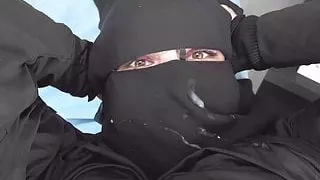 Angry husband punished his muslim wife