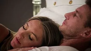 Sexy blonde milf creampie in  pussy