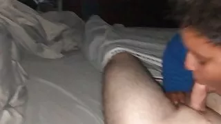 Bbw tinder slut sucks my cock