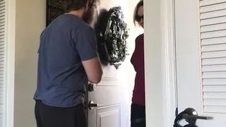 Step Aunt & Stepnephew Christmas Sex - Brianna Beach