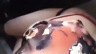 Tudung fucking in car