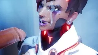 Overwatch Sombra Blowjob Facial