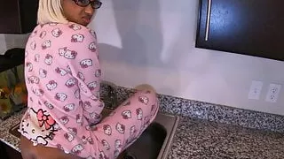 Ebony Nerd Msnovember SweetAss Ate By Her Step Moms Husband XXX