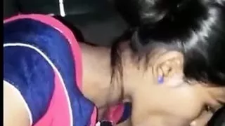 CUTE wife sucking penis at home