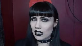 Sexy gothic makeup