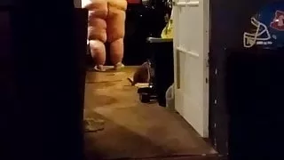 Big ass in the kitchen