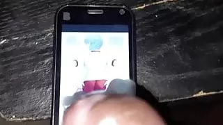 Bukkake, Masturbation