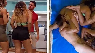 Two Big Ass Brazilian Sisters Get Fucked By A White Guy