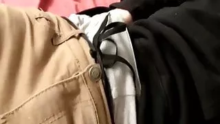 Slim dude Sean Johansen pulls out his boner and masturbates