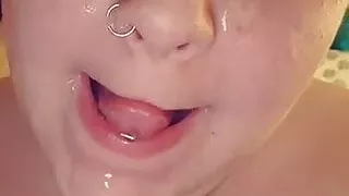 Big Nasty Facial For This Slut Single StepMom