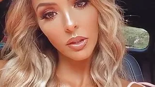 WWE - Peyton Royce lip syncing in a car