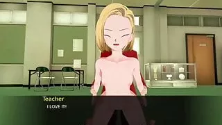 fucking my teacher in front of students and she give them blowjob 