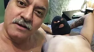Horny Daddy Barebacking Another Slave