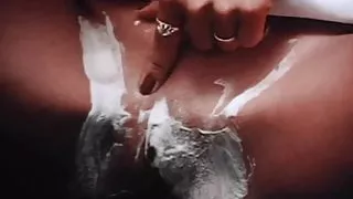 hairy pussy shaves her bush to be good for licking and she i