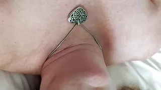 Cuckold Wife Squirting w Bic Cock