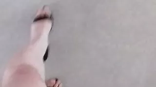 My sexy shaved white legs