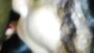 22 yr giving head out side her backyard