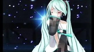 MMD Miku-Time Stop-Stripped auf der Bühne