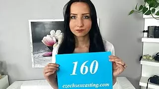 Amazing brunette fucked in photo shoot