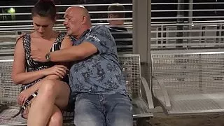 MyDirtyHobby - Stepdad fucks daughter in front of a stranger