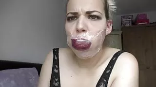 Bad Dolly - Self Gag Full 3 Gag Video ( GagAttack.org )