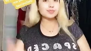 Jazmin shaking her tits