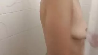 Amateur, Kont, Bad, Badkamer, Grote Kont, Grote Tieten