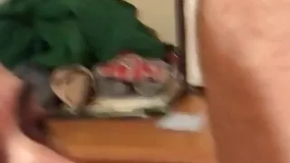 Allison sucking neighbor's cock