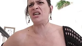 She wasn't happy when she caught us